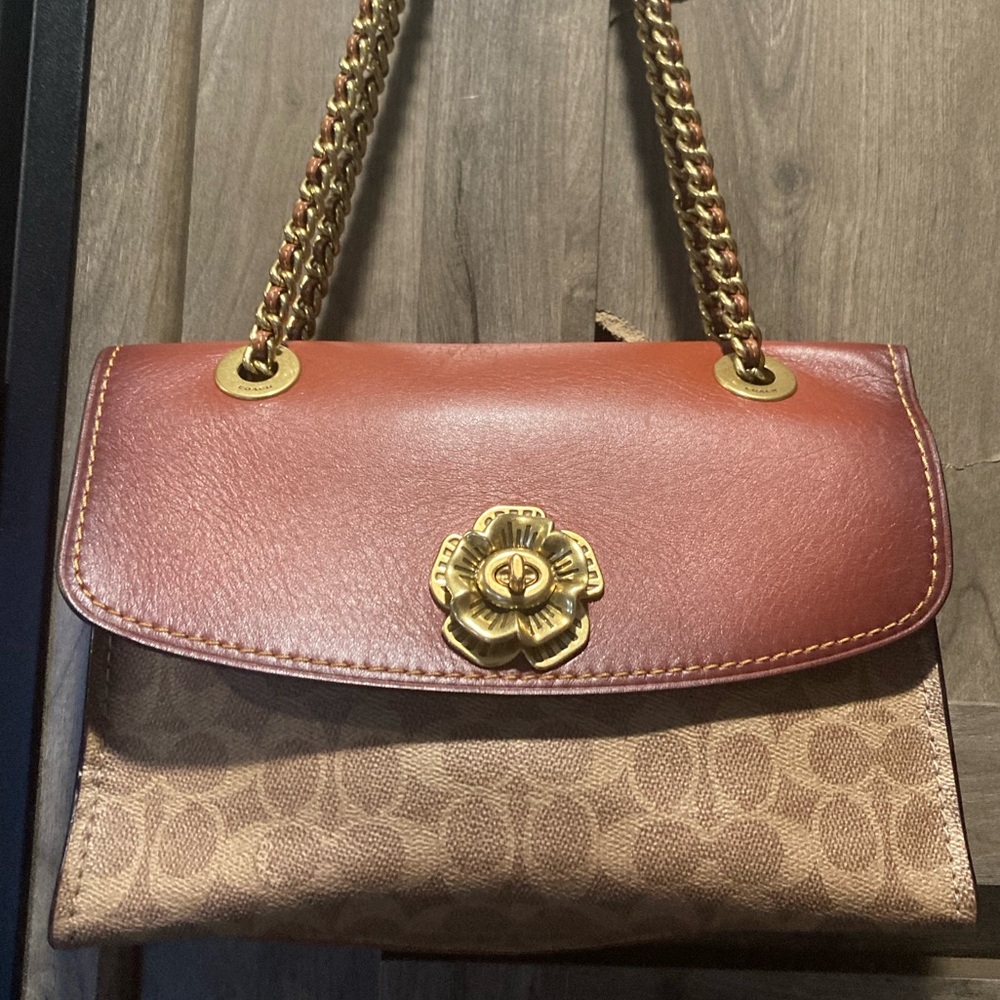 Coach Parker Tea Rose handbag